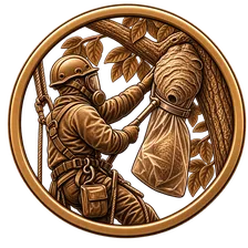 Symbol für den Arbeitsschritt „Wir entfernen die Nester“